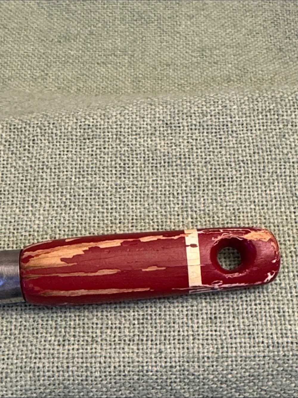 Red Handled Combination Peeler - Classic Vintage Kitchen Tool